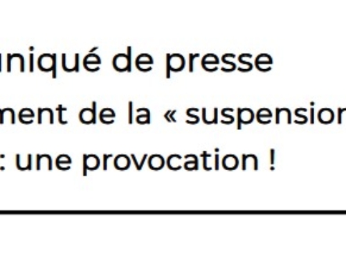 Financement de la « suspension » de la réforme des retraites : une provocation !