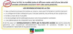 PSC 100% sécu revendications FSU
