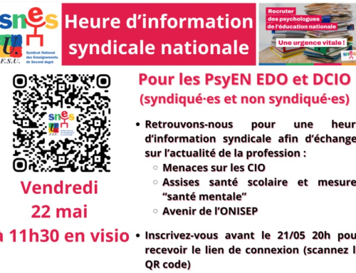 HIS pour les PsyEN EDO et DCIO