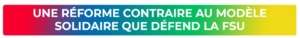 PSC une réforme contraire au modèle solidaire de la FSU