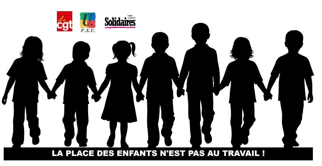 les jeunes à l'école pas au travail