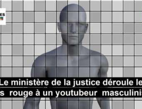 LA JUSTICE SOUS INFLUENCE : Le ministère de la justice déroule le tapis rouge à un youtubeur masculiniste