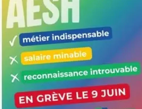 Communiqué – AESH : le gouvernement tourne le dos aux revendications des personnels et à une véritable école inclusive