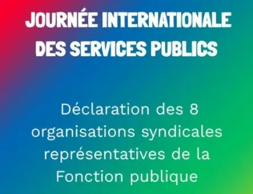 Journée internationale des services publics : déclaration des 8 organisations syndicales représentatives de la Fonction publique