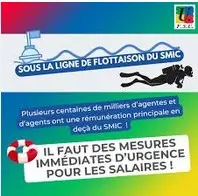 sous la ligne du smic