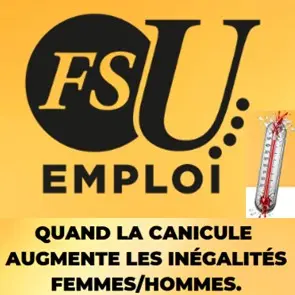 canicule fsu emploi