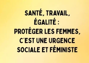 canicule santé travail égalité sociale et féministe